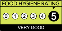 5 - Very Good Food Hygiene Rating from the Food Standards Agency
